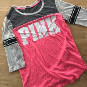 Pink logo shirt